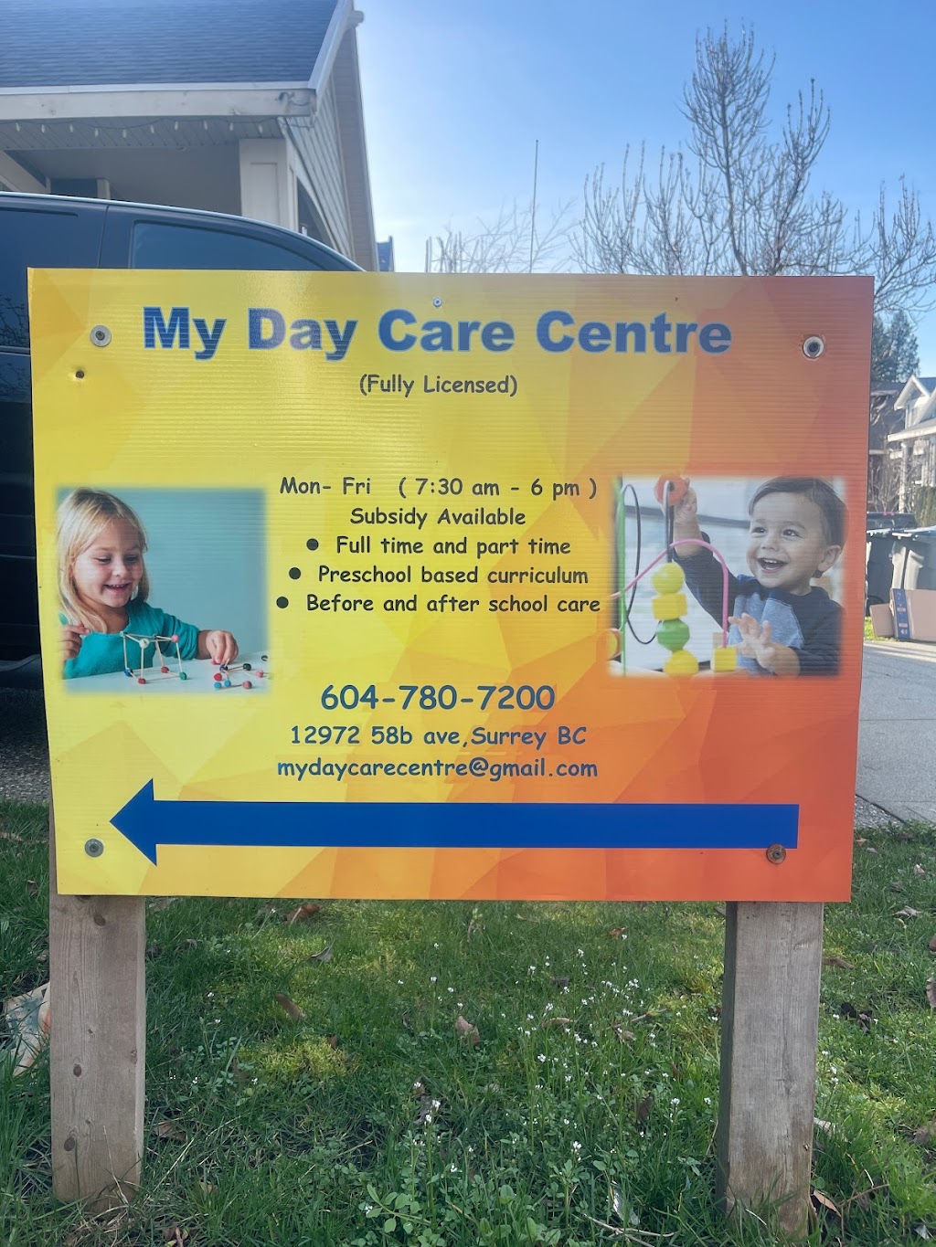 My Daycare Centre | 12972 58b Ave, Surrey, BC V3X 0C2, Canada | Phone: (604) 780-7200