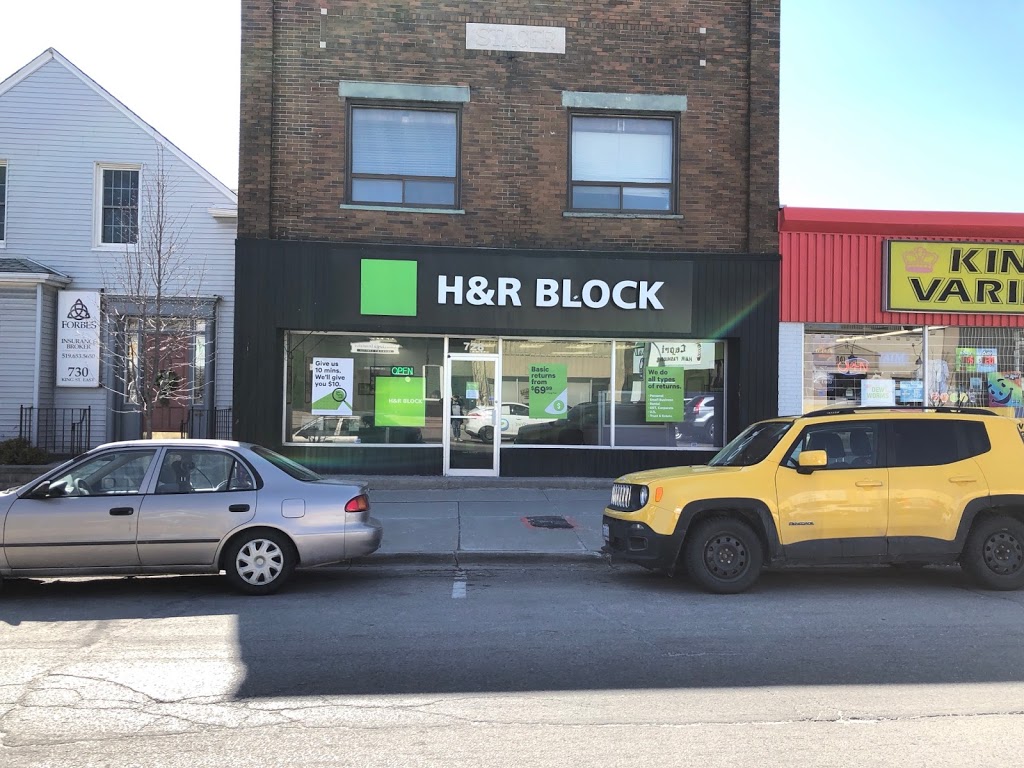 H&R Block | 728 King St E, Cambridge, ON N3H 3N6, Canada | Phone: (519) 653-0920