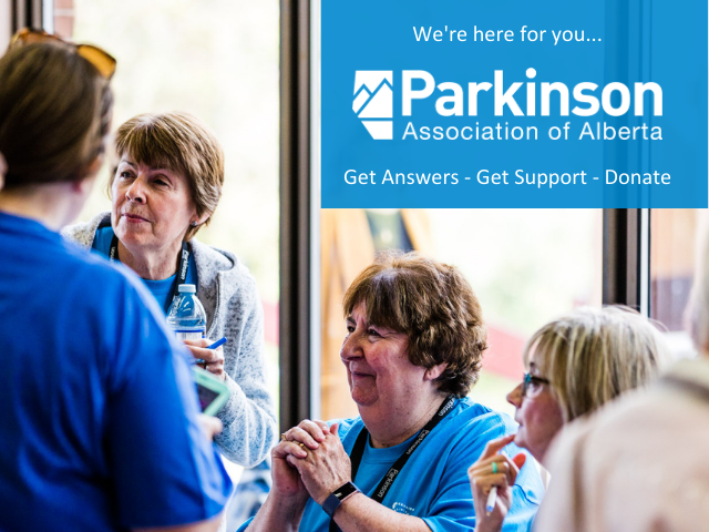 Parkinson Association of Alberta | 11209 86 St NW, Edmonton, AB T5B 3H7, Canada | Phone: (780) 425-6400