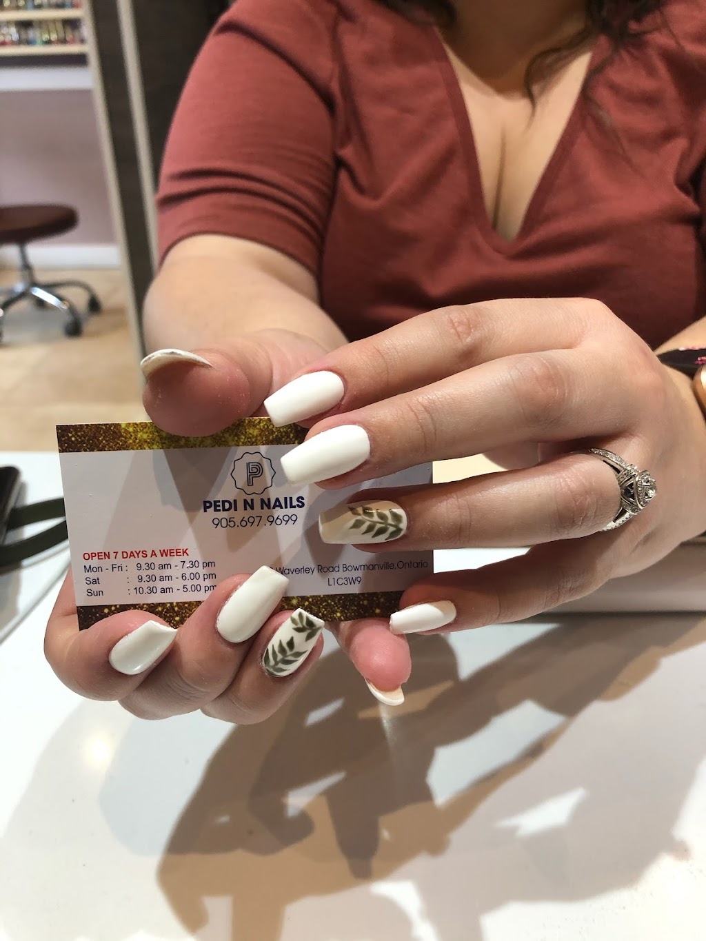 Pedi N Nails Bowmanville | 110 Waverley Rd, Bowmanville, ON L1C 3W9, Canada | Phone: (905) 697-9699