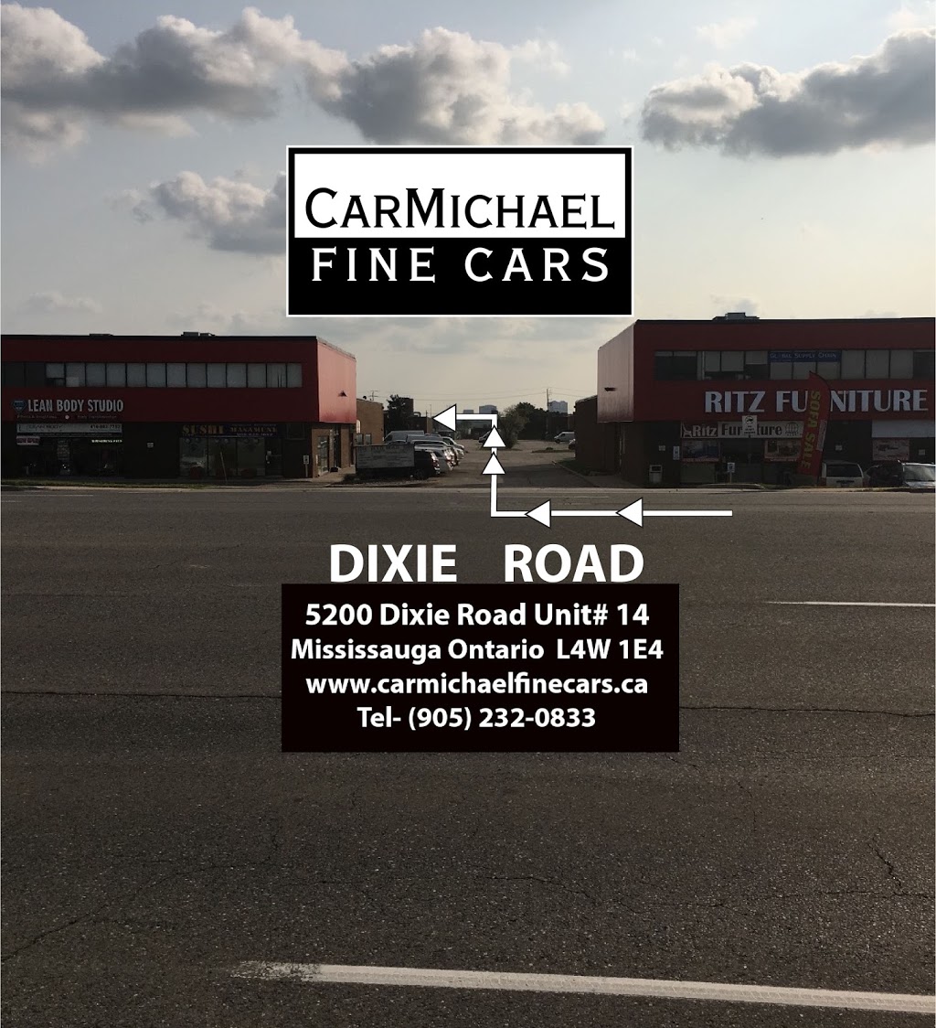 CARMICHAEL FINE CARS | 5200 Dixie Rd Unit # 14, Mississauga, ON L4W 1E4, Canada | Phone: (905) 232-0833