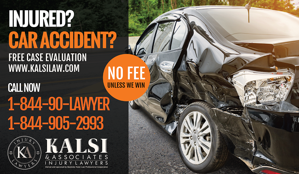 Kalsi & Associates Personal Injury Lawyers | 2250 Bovaird Dr E Suite 113, Brampton, ON L6R 0W3, Canada | Phone: (844) 905-2993