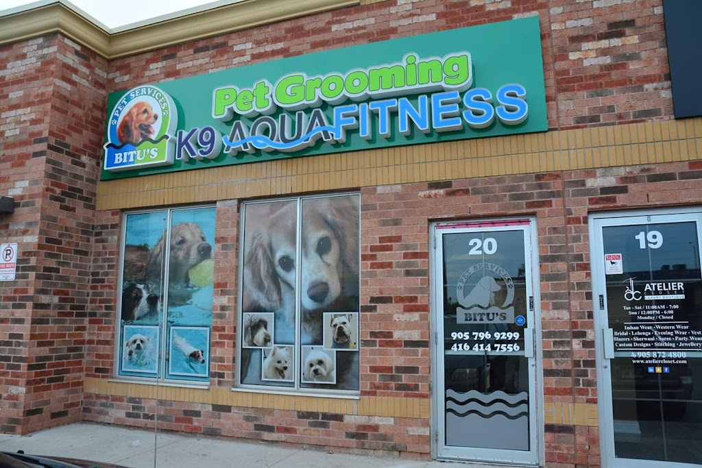 Bitus Pet Services - Pet Grooming & K9 Aquafitness/Hydrotherapy | 20-145 Clarence St, Brampton, ON L6W 1T2, Canada | Phone: (905) 796-9299