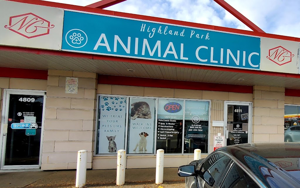 Highland Park Animal Clinic | 4811 Centre St NW, Calgary, AB T2E 2Z6, Canada | Phone: (403) 454-7954