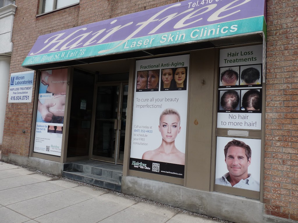 Hairfree Laser Skin Clinics | 2100 Bloor St W #7b, Toronto, ON M6S 1M7, Canada | Phone: (416) 604-3600