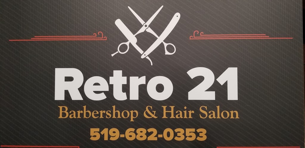 Retro21 barbershop & hair salon | 21 Forrest St, Tilbury, ON N0P 2L0, Canada | Phone: (519) 682-0353