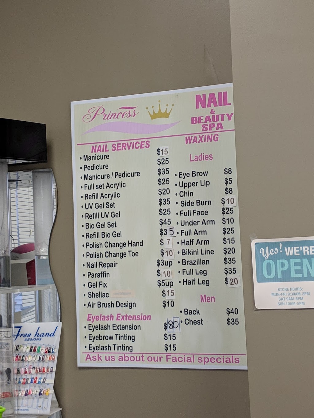 Princess Nail & Beauty Spa | 9730 Dufferin St, Maple, ON L6A 1S2, Canada | Phone: (905) 832-1187