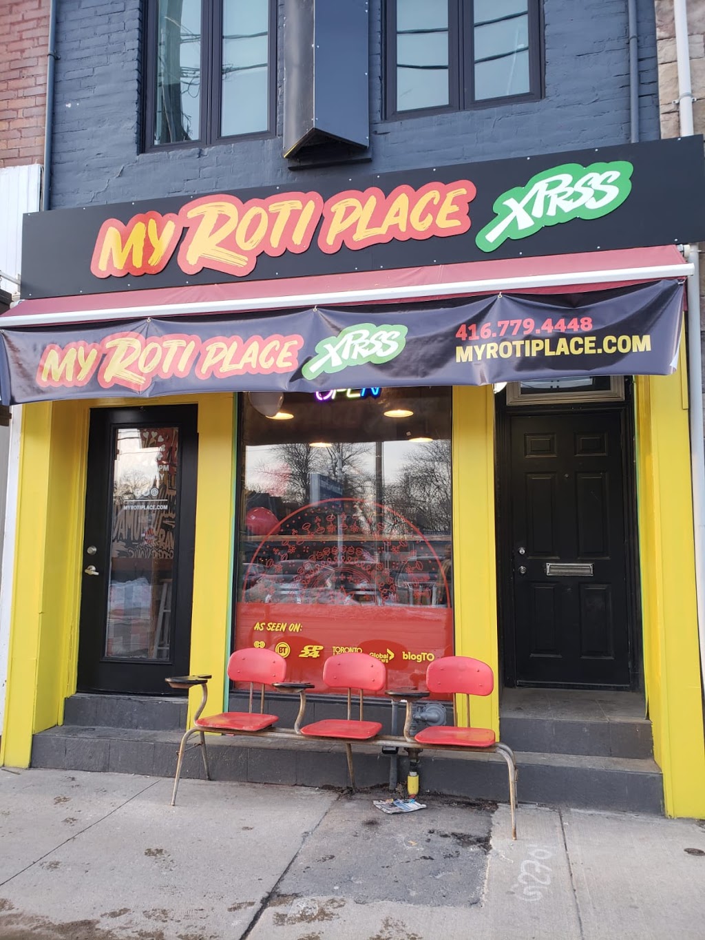 My Roti Place | 948 Queen St E, Toronto, ON M4M 1J7, Canada | Phone: (416) 778-4448