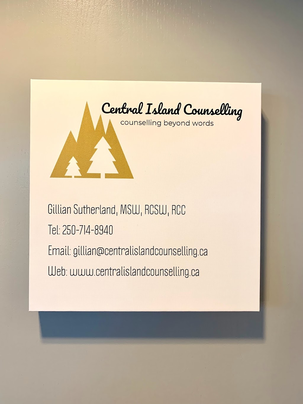 Central Island Counselling | 6010 Brickyard Rd #102, Nanaimo, BC V9V 1S5, Canada | Phone: (250) 714-8940