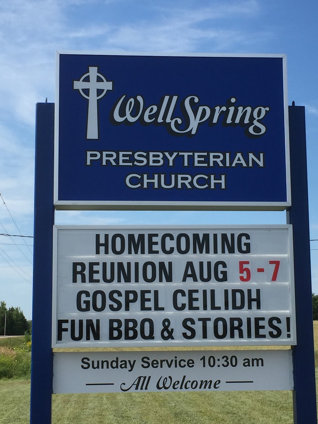 WellSpring Presbyterian Church | 8291 Commercial Rd Rte, PE-4, Montague, PE C0A 1R0, Canada | Phone: (902) 969-1983
