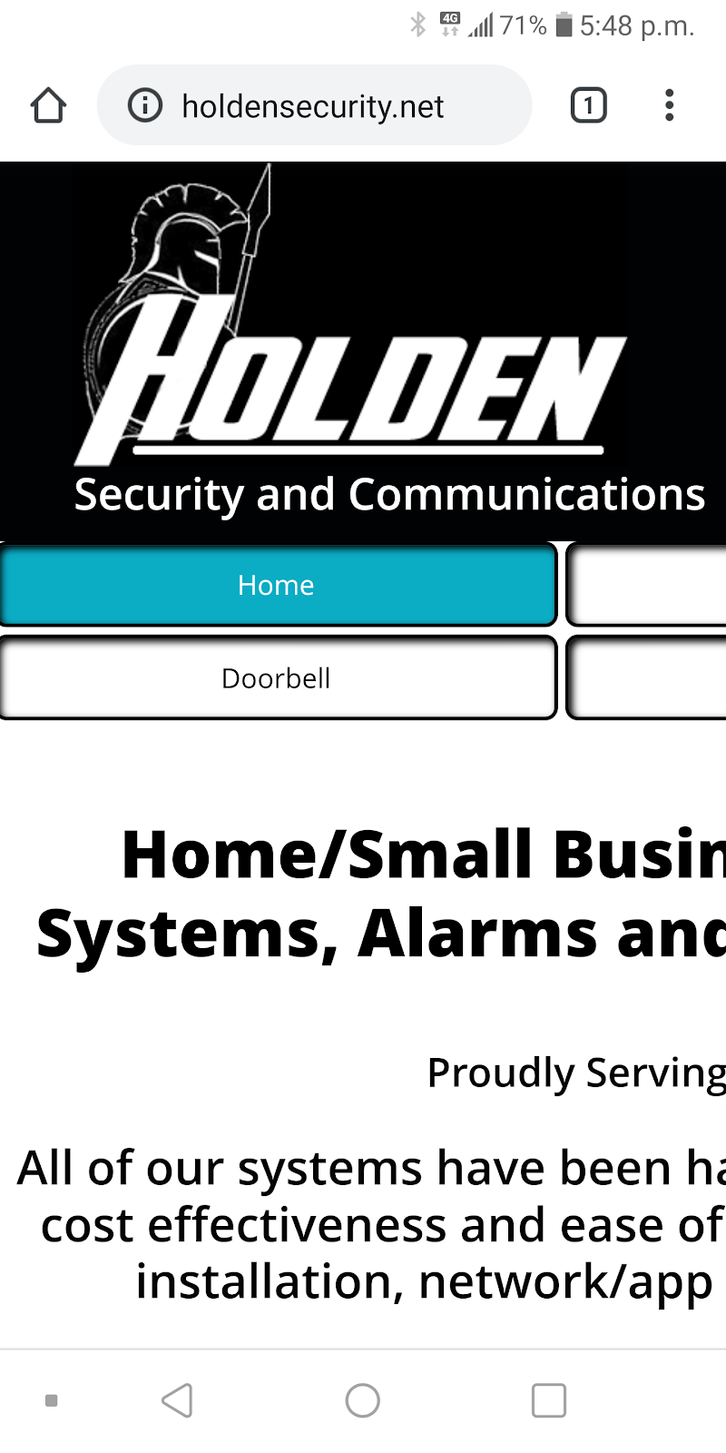 Holden Security Services | 208 Colborne St N, Simcoe, ON N3Y 3V3, Canada | Phone: (519) 550-4981