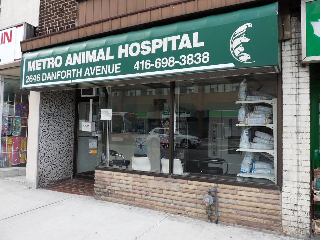 Metro Animal Hospital | 2646 Danforth Ave, Toronto, ON M4C 1L7, Canada | Phone: (416) 698-3838