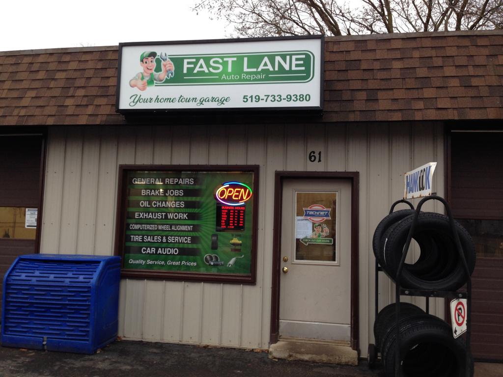 Fast Lane Auto Repair | 61 Main St W, Kingsville, ON N9Y 1H4, Canada | Phone: (519) 733-9380