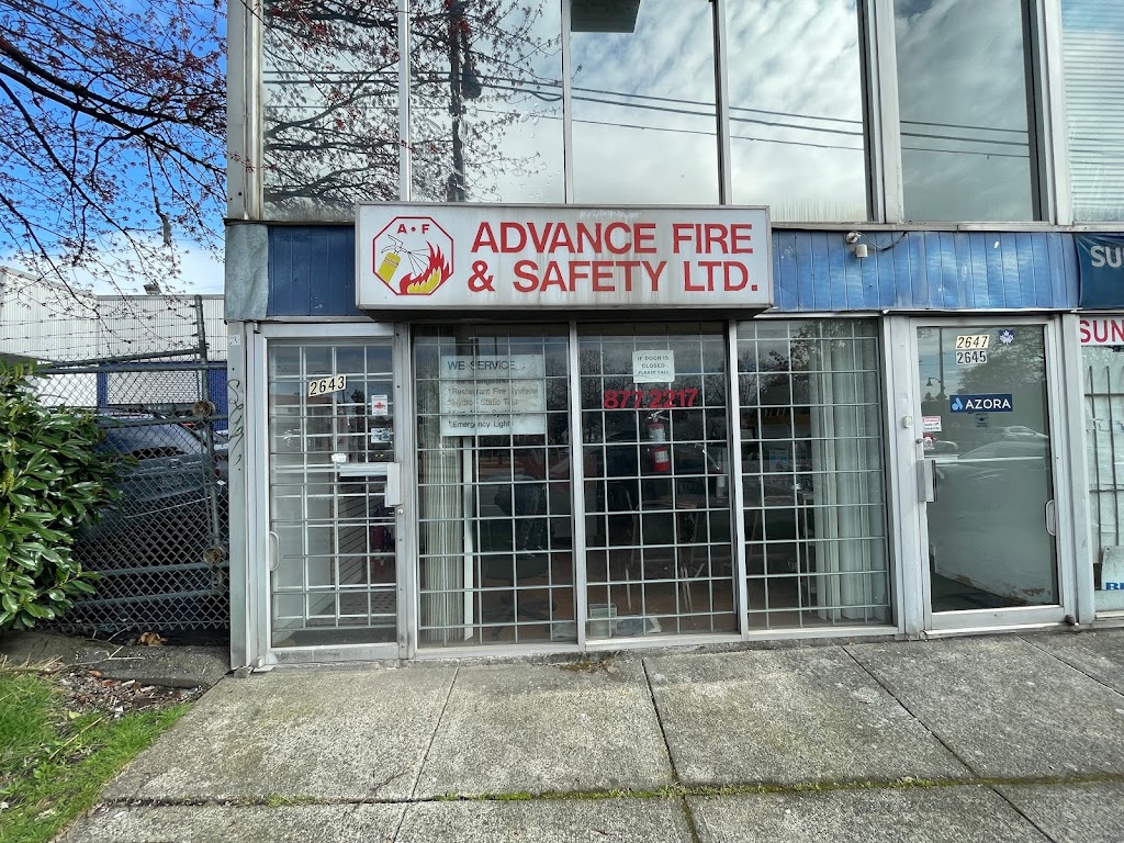 Advance Fire & Safety | 2643 Kingsway, Vancouver, BC V5R 5H4, Canada | Phone: (604) 877-2217