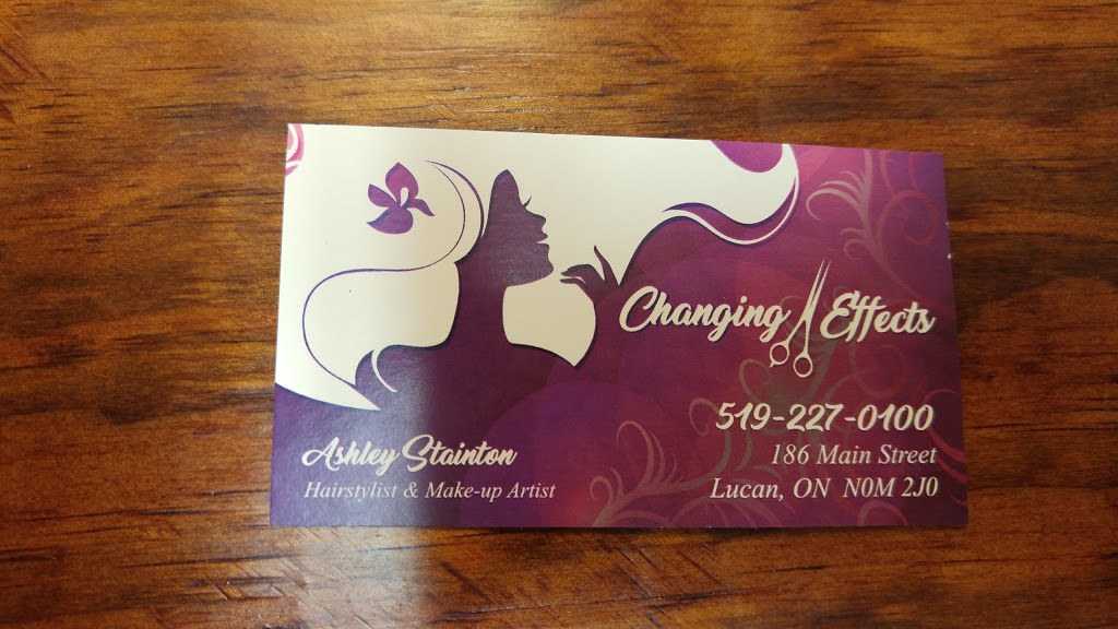 Changing Effects | 186 Main St, Lucan, ON N0M 2J0, Canada | Phone: (519) 227-0100