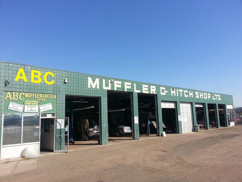 A B C Muffler & Hitch Shop Ltd | 4910 84 Ave NW, Edmonton, AB T6B 2S9, Canada | Phone: (780) 440-1661