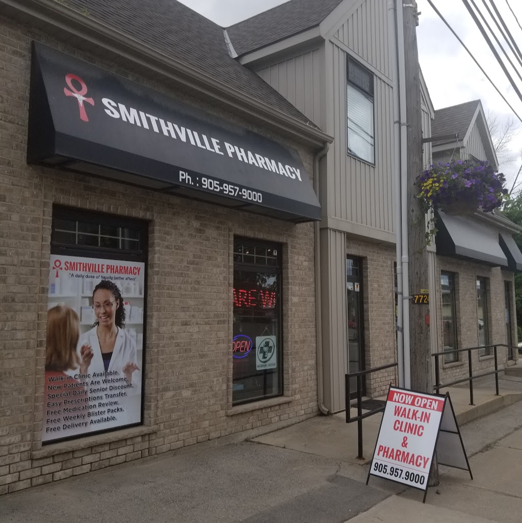 Smithville Pharmacy & Walk-in Clinic | 128 St Catharines St #102, Smithville, ON L0R 2A0, Canada | Phone: (905) 957-9000