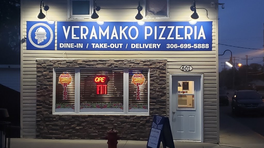 Veramako Pizzeria | 601 Grand Ave, Indian Head, SK S0G 2K0, Canada | Phone: (306) 695-5888