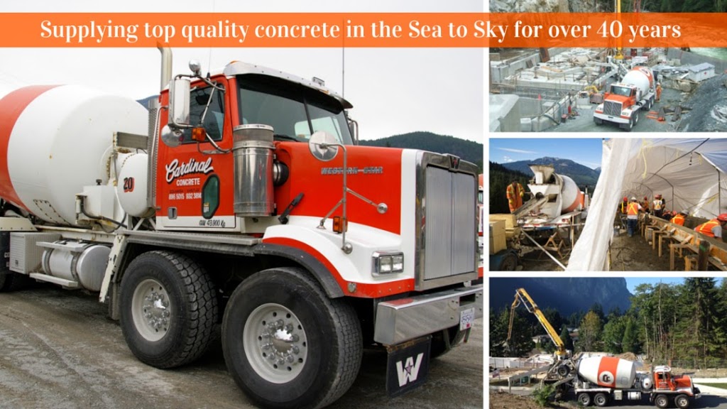 Cardinal Concrete Ltd | 1310 Alpha Lake Rd, Whistler, BC V0N 1B1, Canada | Phone: (604) 932-3814