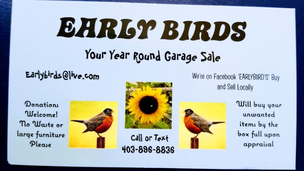 Early Birds | 1259-10, Township Rd 340, Olds, AB T4H 1P4, Canada | Phone: (403) 896-8836