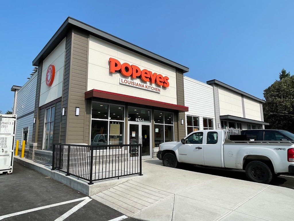 Popeyes Louisiana Kitchen | 667 Island Hwy E Unit 1, Parksville, BC V9P 1T6, Canada | Phone: (250) 586-8881