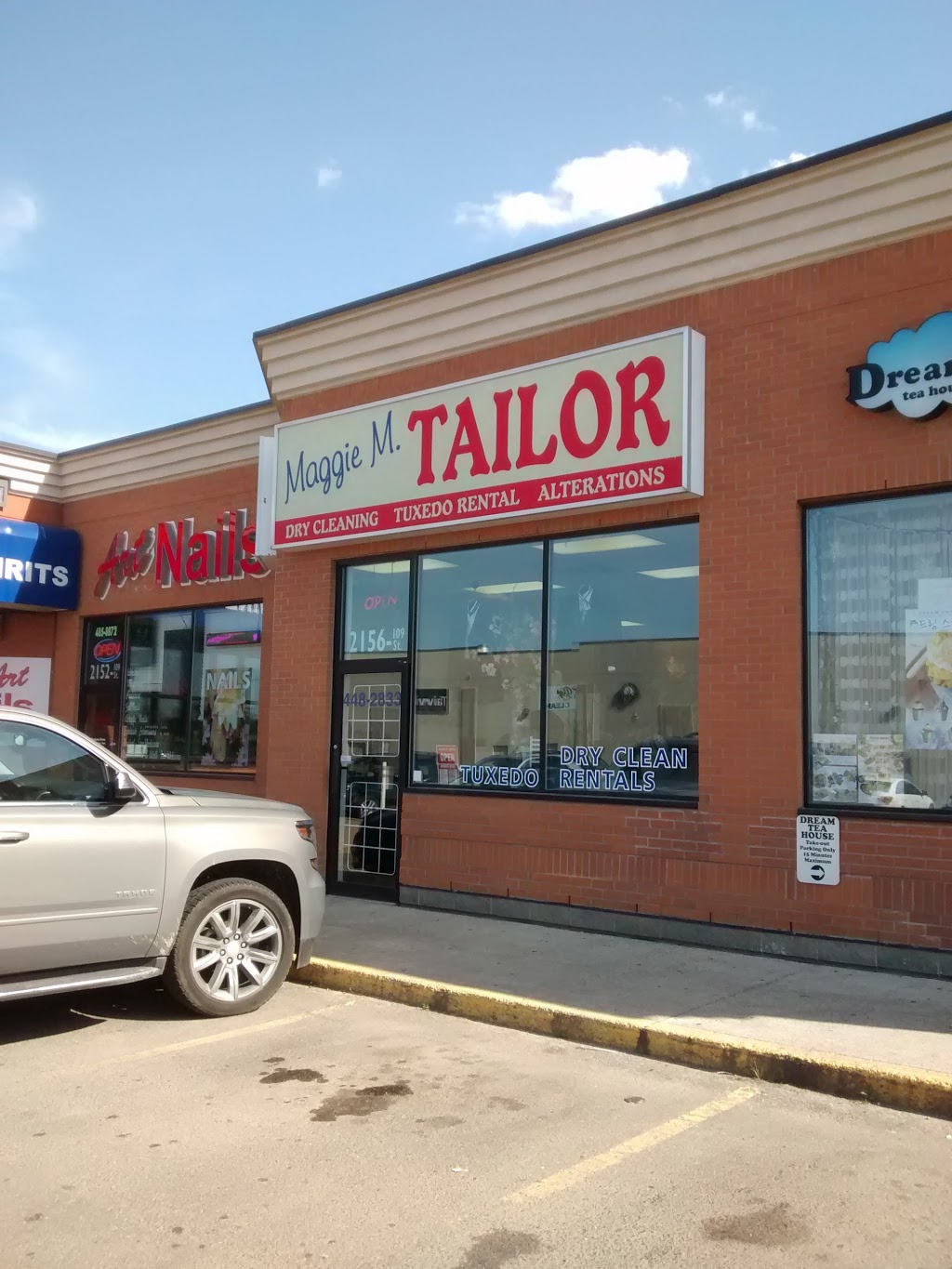 Maggie M Tailors | 2156 109 St NW, Edmonton, AB T6J 7C1, Canada | Phone: (780) 448-2833