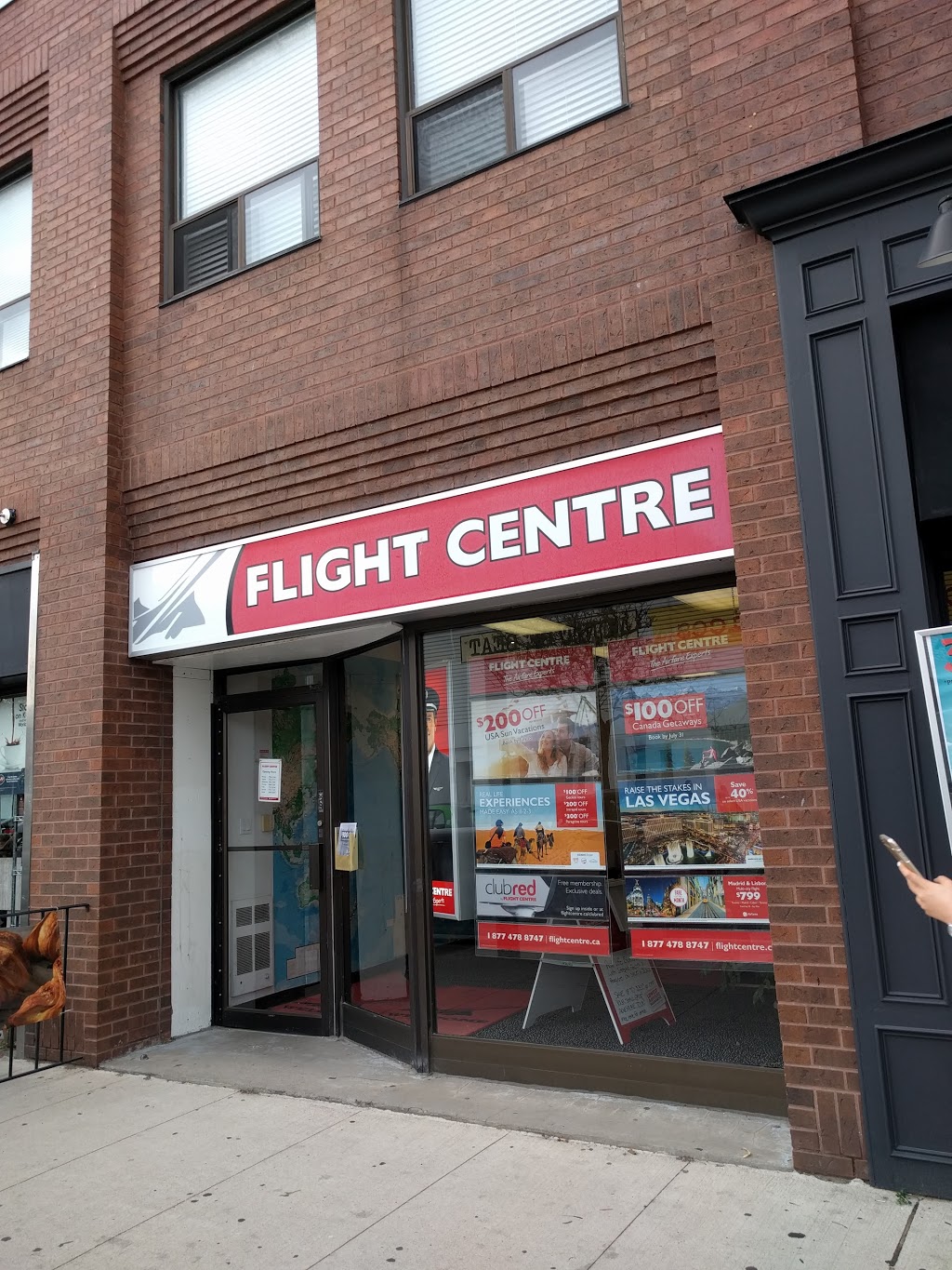 Flight Centre Bloor West Village | 2190C Bloor St W, Toronto, ON M6S 1N3, Canada | Phone: (866) 388-4298