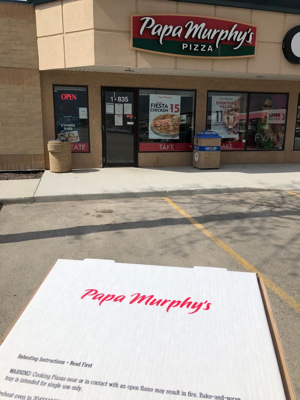 Papa Murphys Pizza | 835 Dakota St Unit 1, Winnipeg, MB R2M 4Z2, Canada | Phone: (204) 777-7272