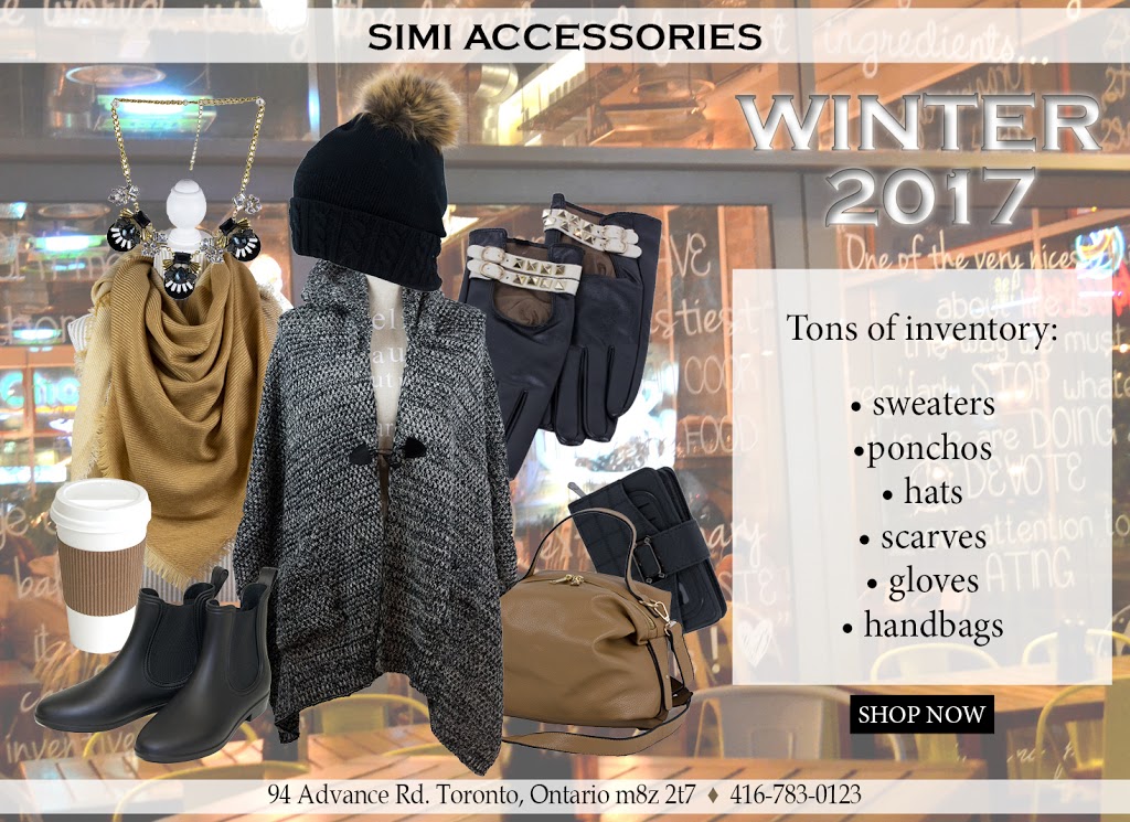 Simi Accessories Corp | 94 Advance Rd, Etobicoke, ON M8Z 2T7, Canada | Phone: (416) 783-0123