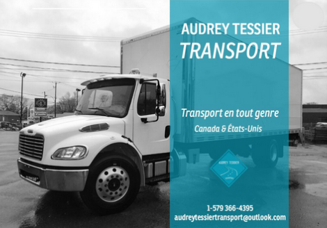 Audrey Tessier Transport Inc. | 5 Rue Mady, Lachute, QC J8H 3C1, Canada | Phone: (579) 366-4395