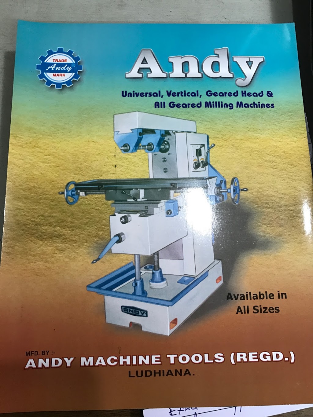 ANDY MACHINE TOOLS Brampton supplier details | 43 Montjoy Crescent, Brampton, ON L6S 3E6, Canada | Phone: (647) 939-1700