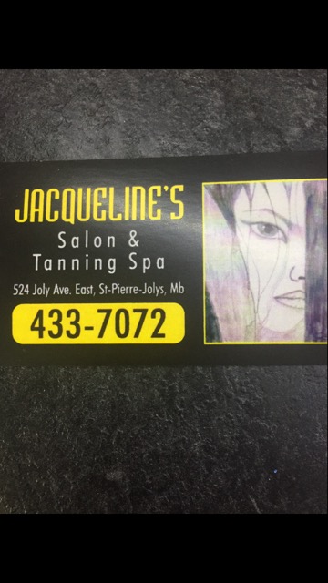 Jacquelines Salon and Tanning Spa | 524 Jolys Ave E, St-Pierre-Jolys, MB R0A 1V0, Canada | Phone: (204) 433-7072