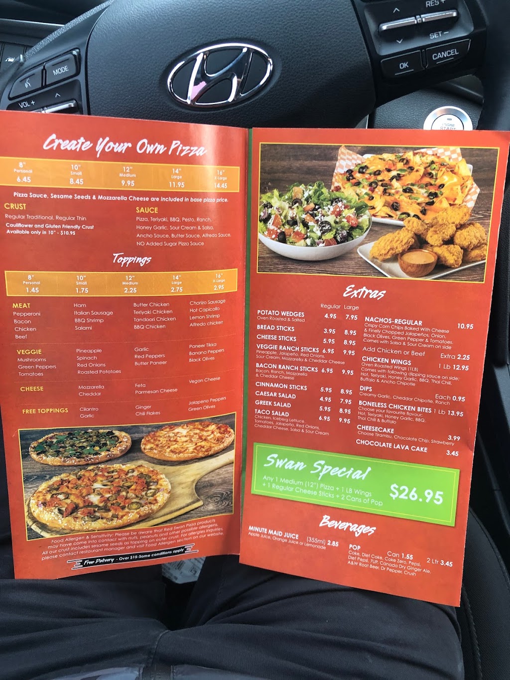 Red Swan Pizza | 25 Cherrycrest Drive, Brampton, ON L6P 3W4, Canada | Phone: (905) 915-7007