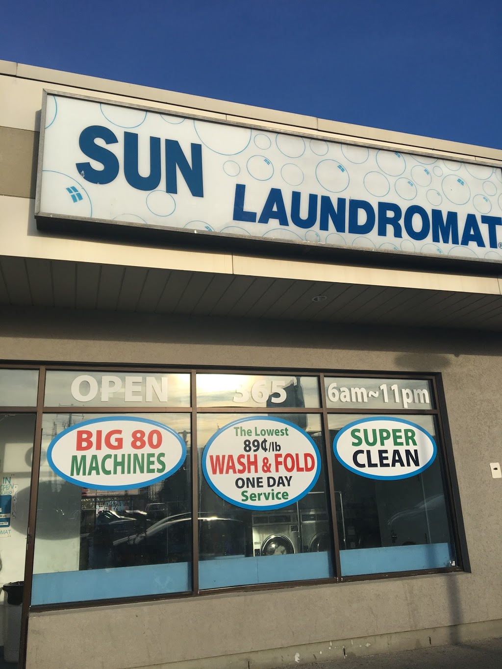 Sun Laundromat | 3585 Lawrence Ave E #6, Scarborough, ON M1G 1P4, Canada | Phone: (647) 206-6067
