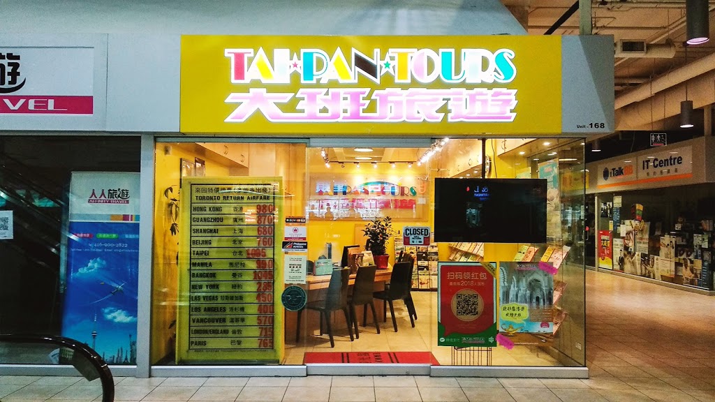 Tai Pan Tours Inc | 4438 Sheppard Ave E Unit #168, Scarborough, ON M1S 1V2, Canada | Phone: (416) 293-7838