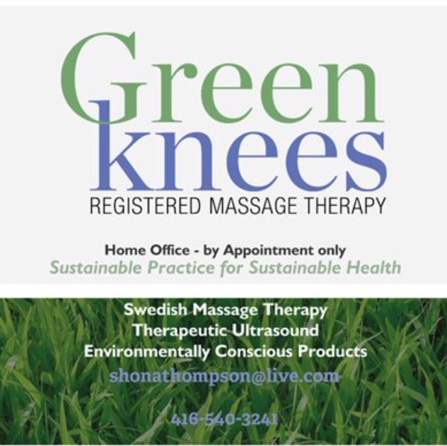 Green Knees Registered Massage Therapy | 7 Deanecourt Rd, Etobicoke, ON M9B 3K8, Canada | Phone: (416) 540-3241