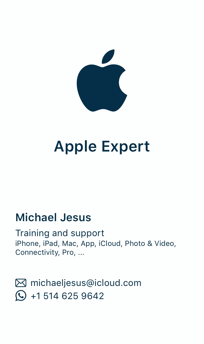 Expert Apple Création Sites Web | 102 Rue de lIris, Mont-Tremblant, QC J8E 2S6, Canada | Phone: (514) 625-9642