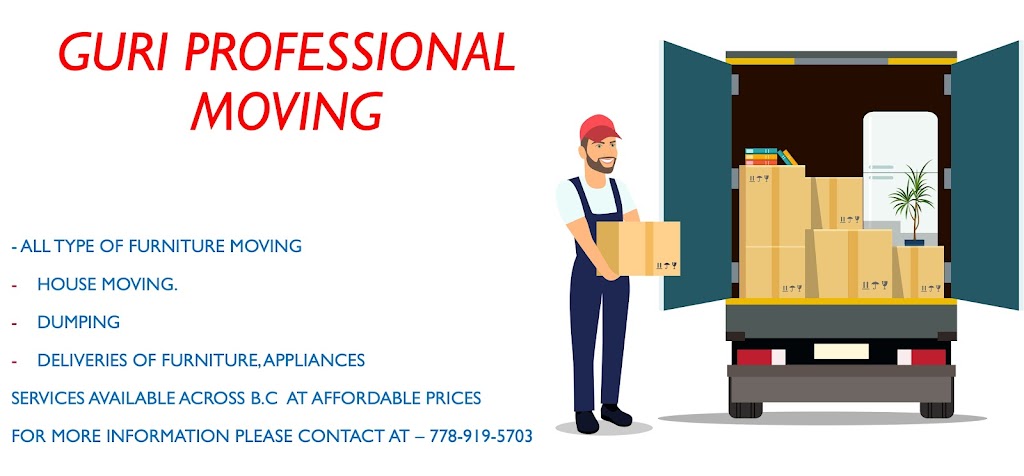 Guri Professional Moving | 12650 68 Ave, Surrey, BC V3W 1G4, Canada | Phone: (778) 919-5703