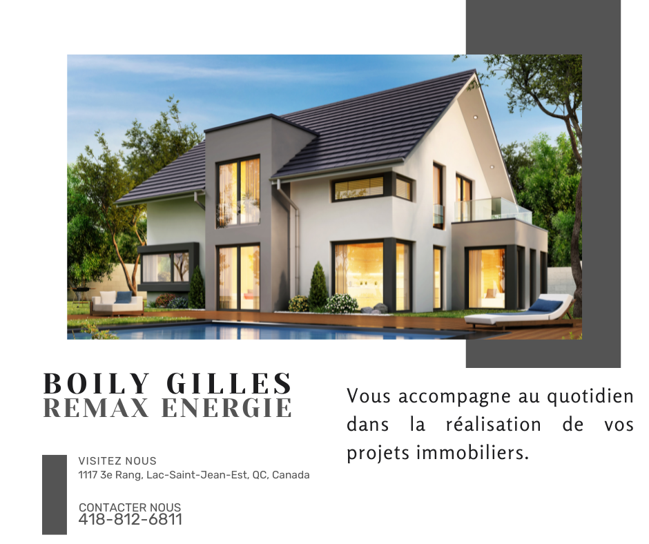 Boily Gilles - Courtier immobilier à Saint-Nazaire Remax Energie | 1117 3e Rang, Saint-Nazaire, QC G0W 2V0, Canada | Phone: (418) 812-6811