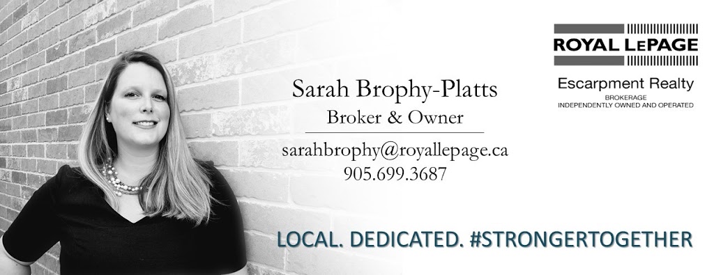 Royal LePage Escarpment: Sarah Brophy-Platts | 2 Mill St E, Acton, ON L7J 1G9, Canada | Phone: (905) 699-3687