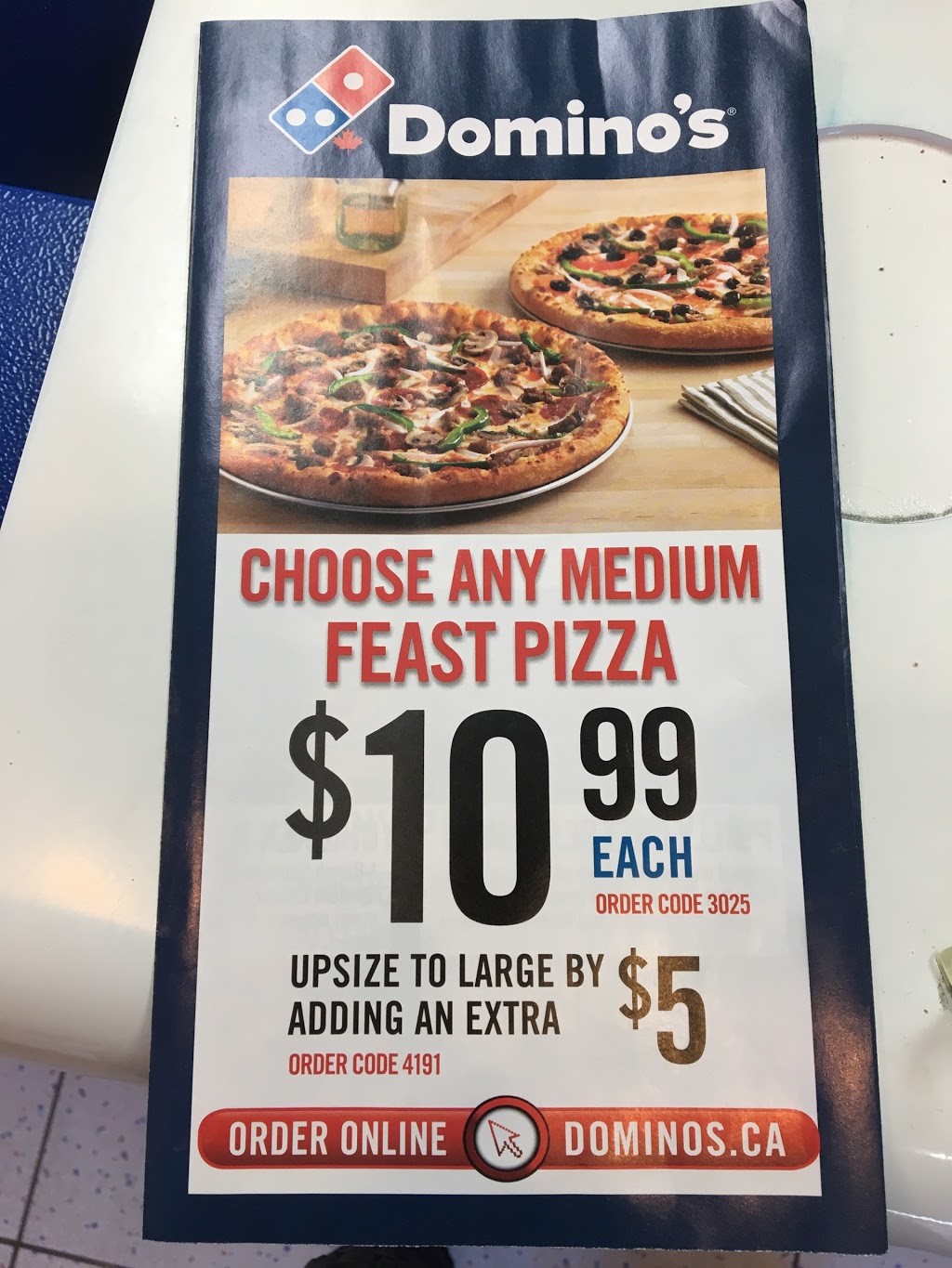 Dominos Pizza | 4300 S Park Dr Unit #130, Stony Plain, AB T7Z 2W7, Canada | Phone: (780) 968-9999