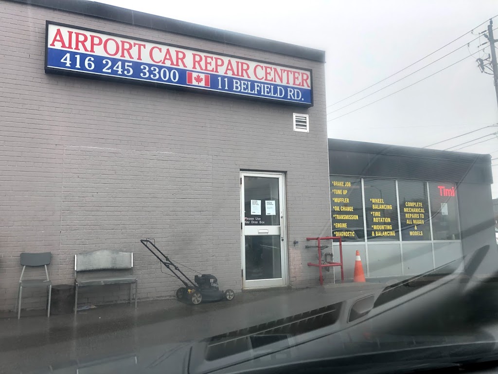 Airport Car Repair Centre | 11 Belfield Rd, Etobicoke, ON M9W 1E8, Canada | Phone: (416) 245-3300