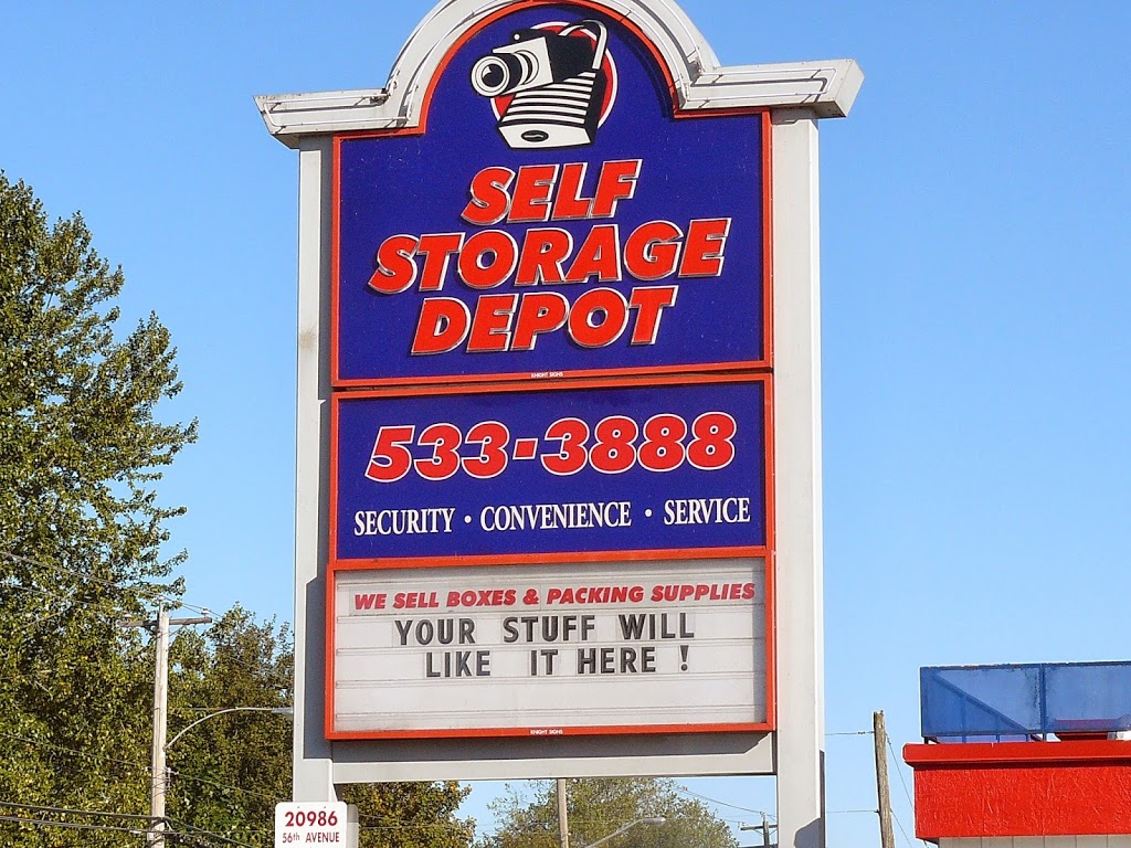 Self Storage Depot | 20986 56 Ave, Langley City, BC V3A 7Z2, Canada | Phone: (604) 533-3888