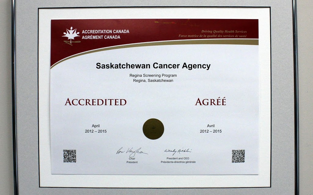 Saskatchewan Cancer Agency | 200-4545 Parliament Ave, Regina, SK S4W 0G3, Canada | Phone: (639) 625-2010