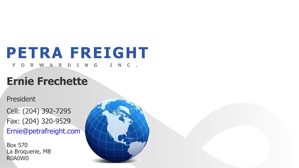 Petra Freight Forwarding Inc. | NW 11-6-7e, MB R0A 0W0, Canada | Phone: (204) 392-7295