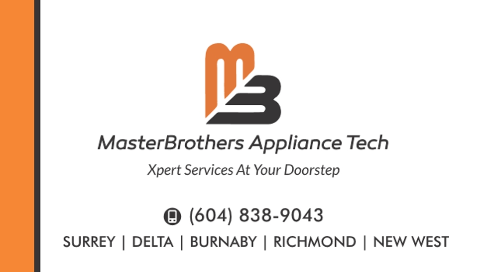 MasterBrothers Appliance Tech | 11348 82 Ave, Delta, BC V4C 2C1, Canada | Phone: (604) 838-9043