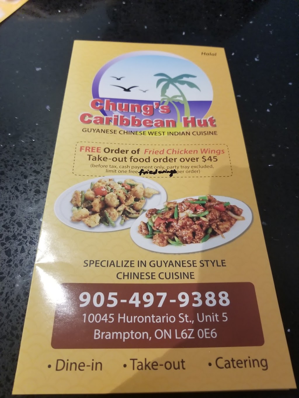 Chung’s Caribbean Hut | 10045 Hurontario St #5, Brampton, ON L6Z 0E6, Canada | Phone: (905) 497-9388