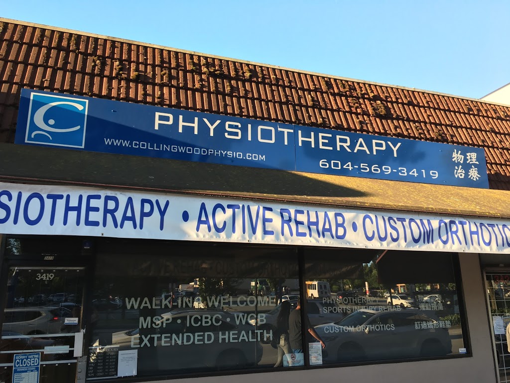 Collingwood Physiotherapy & Wellness | 3419 Kingsway, Vancouver, BC V5R 5L3, Canada | Phone: (604) 569-3419