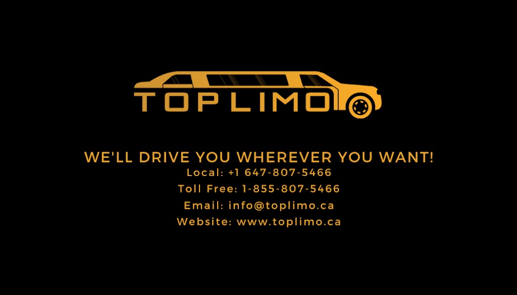 Top Limo Hamilton | 50 Collier Crescent, Hamilton, ON L9C 3S8, Canada | Phone: (647) 807-5466