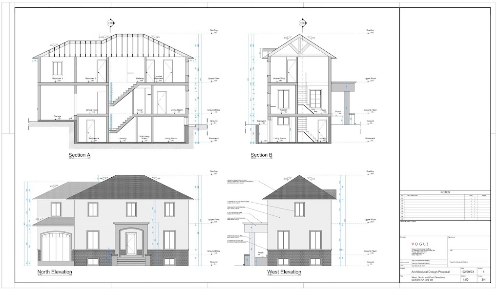 Voguz Architectural Drafting | 78 Vantage Lp, Newmarket, ON L3X 0K8, Canada | Phone: (647) 261-0174